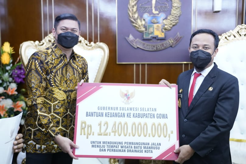 Upaya Pemulihan Sektor Pariwisata dan Ekonomi, Gowa Diberi Bantuan Keuangan Rp12,4 Miliar